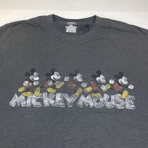 Disney Parks MICKEY MOUSE TEE SHIRT Sz Mens L Hanes Beefy T running cotton - Picture 1 of 4