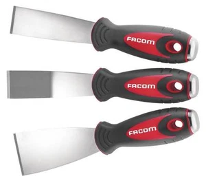 Juego de raspadores de acero inoxidable Facom 235.J1 de 3 piezas con zona de golpe reforzada - Imagen 1 de 1