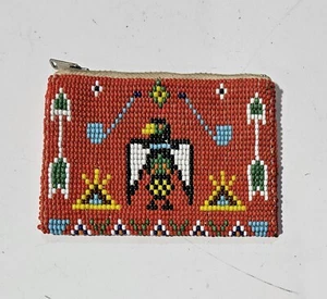 Borsa cambio perline nativi americani - Foto 1 di 5