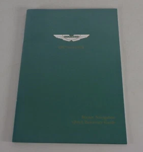 Breve Manuale Operativo Aston Martin DB 7 Vantage Becker Navigazione Del 01/2001 - Foto 1 di 1