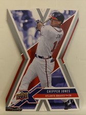 2008 Upper Deck X Die-Cut #7 Chipper Jones