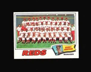 1977 Topps #287 CINCINNATI REDS TEAM CARD Checklist Unmarked NRMT - Picture 1 of 2