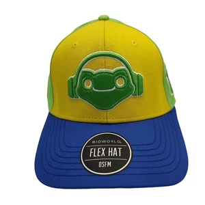 Overwatch Flex Fit Hat Adult OSFM Multicolored Embroidered Lucio Frog Anime - Picture 1 of 6