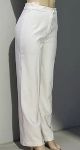 Vintage Tami Damen gerades Bein Hose Wolle elfenbein Größe 8 - Bild 1 von 8