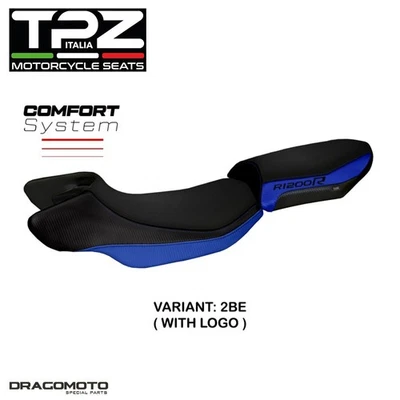 BMW R 1200 R 2015-2018 Asiento Tapizado XBR12RACC-2BE-3 TPZ Azul SISTEMA CONFORT... Foto 1 de 4