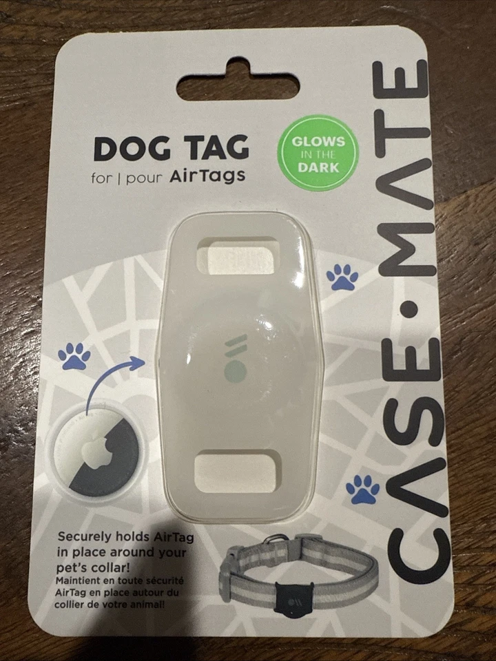 Soporte de collar Case-Mate para perro TAG para AirTag - perros / brilla en la oscuridad NUEVO Foto 1 de 1