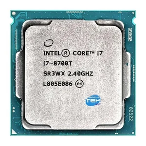 Intel Core I7 8700T SR3WX 2.40GHZ Processor Cpu Lga1151 Lga 1151 Tray 6C/12T - Picture 1 of 5