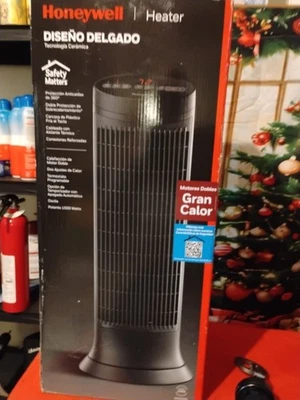 Calentador de torre digital Honeywell HCE322V 750 - 1500W - negro nuevo Foto 1 de 2