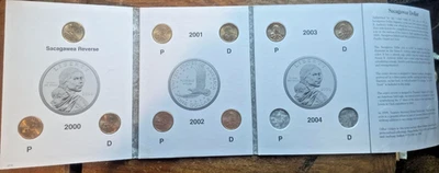 Sacagawea Dollar 2000-2004 9 of 11-Coin Set - Incomplete - Image 1 of 4