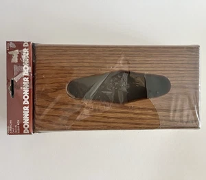 Vintage 1984 - Tissue Box Spender aus massiver amerikanischer Eiche - Donner - Bild 1 von 7