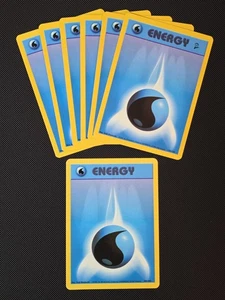 Water Energy #130 Base Set 2 (6 total) & 1 #102 Base Set Pokemon Cards - Picture 1 of 1