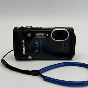 Olympus Stylus Tough TG-860 16.0MP Waterproof Digital Camera Black / Blue - Bild 1 von 16