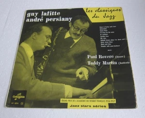 GUY LAFITTE ANDRE PERSIANY 10" 25CM LP ORIG FR LES CLASSIQUES DU JAZZ - Picture 1 of 6