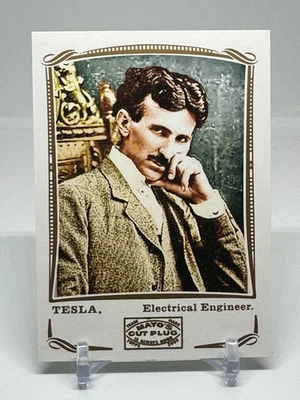 Nikola Tesla Electrical Engineer 2009 Topps Mayo Football Mini Parallel #95 - Image 1 of 2
