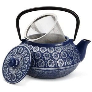 Japanese Cast Iron Teapot with Infuser for Loose Leaf and Tea Bags (34oz) - Picture 1 of 11