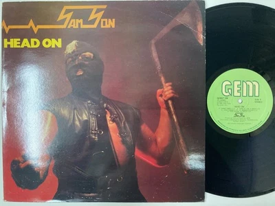 SAMSON - Head On LP (1980 UK Import on GEM, w/Bruce Dickinson, pre-Iron Maiden) - Image 1 of 2