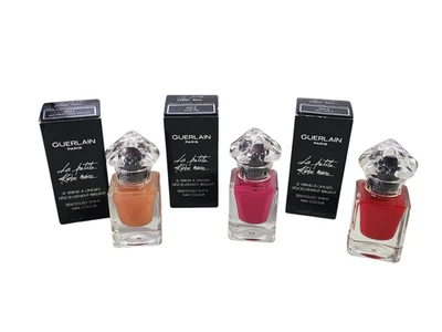 Paquete de 3 tacones La Petite Robe Noire color uñas brillante rosa corbata roja My First 001-003 Foto 1 de 3