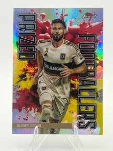 2024 Topps Finest MLS Oliver Giroud Prized Footballers PF-7 Yellow/Red - Bild 1 von 2