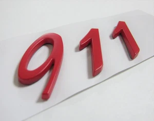[Nuevo] Emblema trasero Porsche 911 rojo - Imagen 1 de 4
