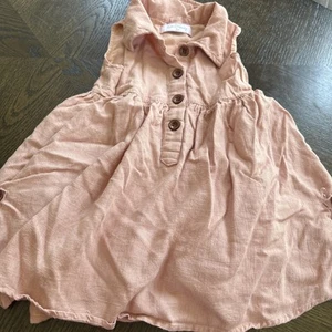 Sweet Honey Dress 3T Pink  Button Accents EUC - Picture 1 of 7