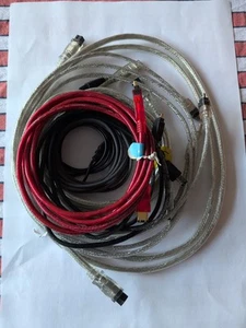 Job Lot Of 7 Assorted FireWire Cables - Photo 1/2