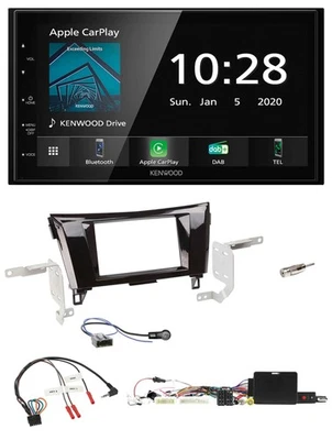 Kenwood Bluetooth Lenkrad DAB USB 2DIN Autoradio für Nissan Qashqai 19-21 X-Trai - Bild 1 von 4