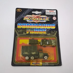 MotorMax Commando Force Jeep Transport Truck Die Cast Car No. 67001 NOS - Picture 1 of 8