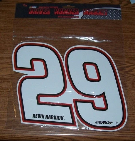 KEVIN HARVICK #29 12X9 R&R DRIVER NUMBER MAGNET Cover