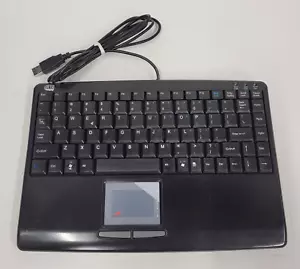 Adesso Slimtouch 410 USB wired keyboard trackpad AKB-410UB TESTED - Picture 1 of 13