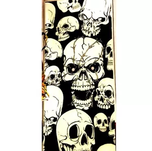 Human Skeleton SCARY SKULLS Door Cover Window Poster Halloween Horror Decoration - Picture 1 of 4