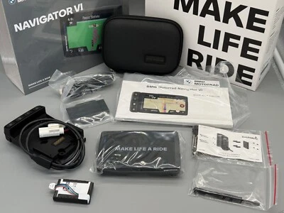 NEU Original BMW Satz Navigation MOTORRAD VI NAVIGATOR GPS Navi Komplett mitOVP - Bild 1 von 4
