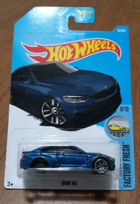 BMW M4 55/365 2016 Hot Wheels error nuevo de fábrica Foto 1 de 2