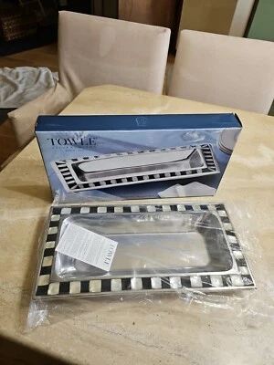 Towle Plateros - Bandeja Rectangular Perla Medianoche, Servidor, ¡Nuevo! En caja Foto 1 de 4