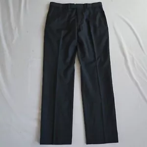 Banana Republic BR Monogram 30x30 Blue Check Guabello Mens Straight Dress Pants - Picture 1 of 9