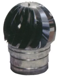 ASPIRAFUMO COMIGNOLO INOX TESTA RADIANTE PER CAMINI BASE TONDA Ø 12 CAMINO - Bild 1 von 1