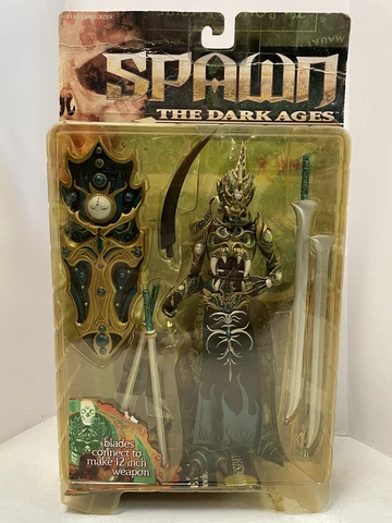 McFarlane Spawn The Dark Ages Mandarin Spawn Blue Variant Series 14 New Sealed Cover