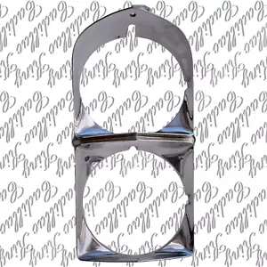 68 Cadillac Fleetwood CHROME Headlight Bezel ORIGINAL USED OK CONDITION - Picture 1 of 21