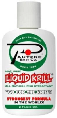 Pautzke Bait Liquid Krill Shrimp Scent All Natural Attractant Cure 2 oz Bottle - Image 1 of 2