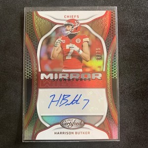 Harrison Butker 2022 Panini Certified Mirror SignaturesAuto /75 Superbowl 2023