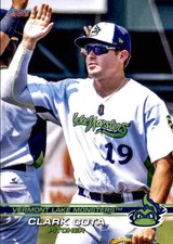 2019 Vermont Lake Monsters Choice #9 Clark Cota Hampstead North Carolina NC Card