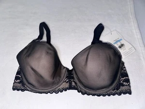 Amoena Mia Alexandra Bra In Black/nude Size 34C NWT 7352 - Picture 1 of 3