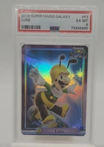 Tarjeta Super Mario Galaxy 2008 Luigi #f3 Nintendo - Imagen 1 de 3