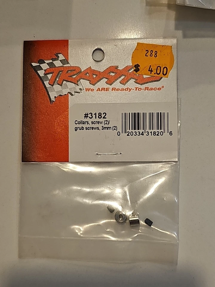 Traxxas 3182 Collars/Grub Screws (2) E-Revo / Summit / Nitro Slash / Stampede - Image 1 of 1