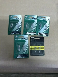 10 GE DE3175 Miniature Lamp Bulb 10w 12 volt T3-1/4 Festoon - Picture 1 of 3