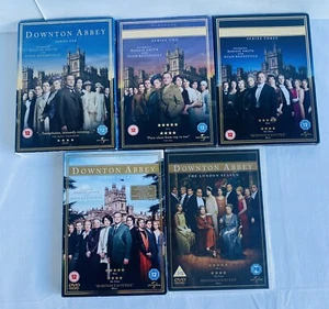DOWNTON ABBEY Series 1-4 & The London Season Bonus Disc DVD TV Series Region 4 - Picture 1 of 11