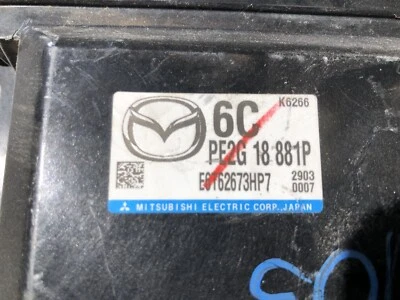 2012-2013 MAZDA 3 компьютер мозга управления двигателем ECU ECM EBX модуль PE2G18881P - Изображение 1 из 4