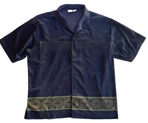 Utility Brand Men's Vintage Y2K Black Short Sleeve Shirt Dragon Graphic XL 🐉 - Picture 1 of 15