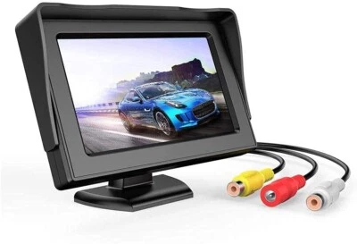 4.3 Inch TFT LCD Car Color Rear View Monitor for Rear View Camera with Sunshade - Image 1 of 4