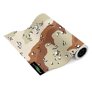 Pistolas de camuflaje envolventes pieles de vinilo premium mate (7,8x39 pulgadas) rollo de camuflaje DESIERTO - Imagen 1 de 9