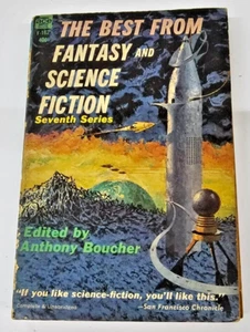 Anthony Boucher ed BEST FANTASY SCIENCE FICTION #7 1958 PB 04M - Imagen 1 de 6